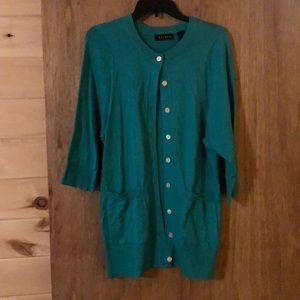 Chunky cardigan sweater